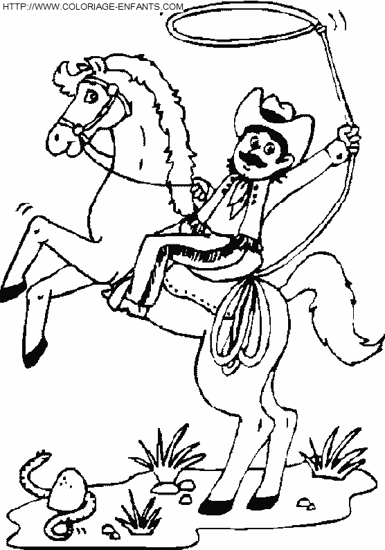 dibujo Vaqueros