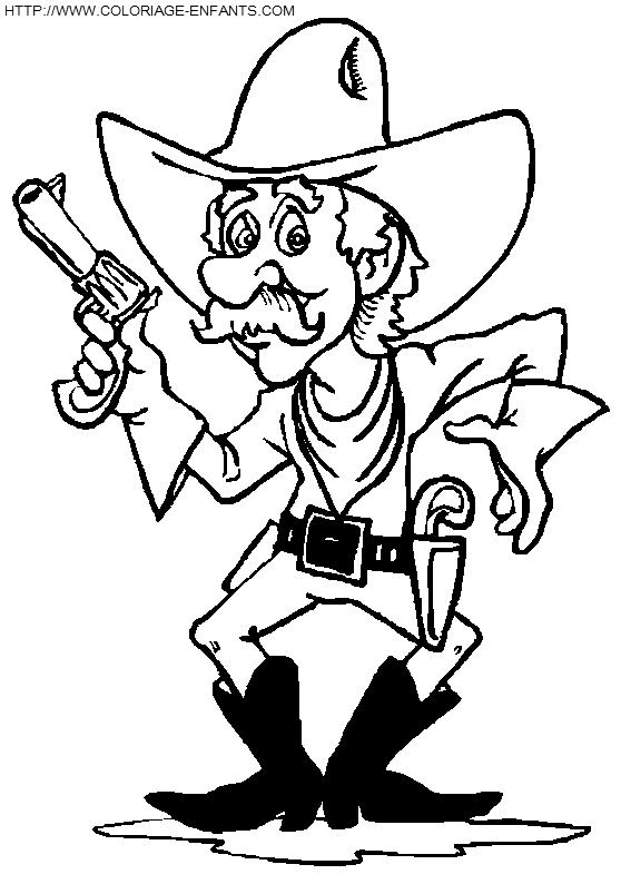 dibujo Vaqueros