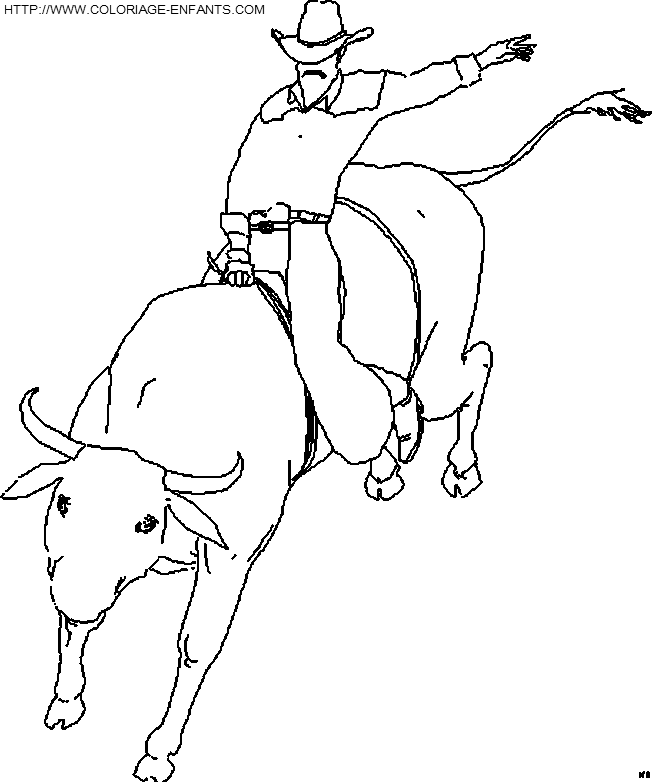 dibujo Vaqueros