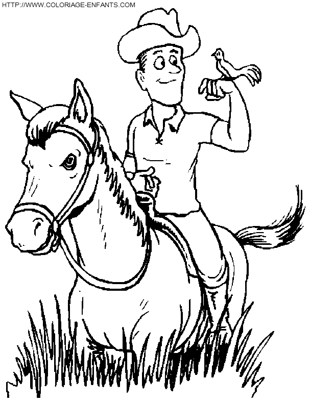 dibujo Vaqueros