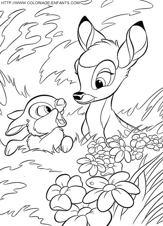 dibujo Bambi