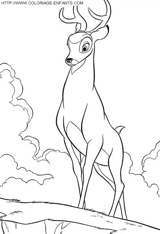 dibujo Bambi