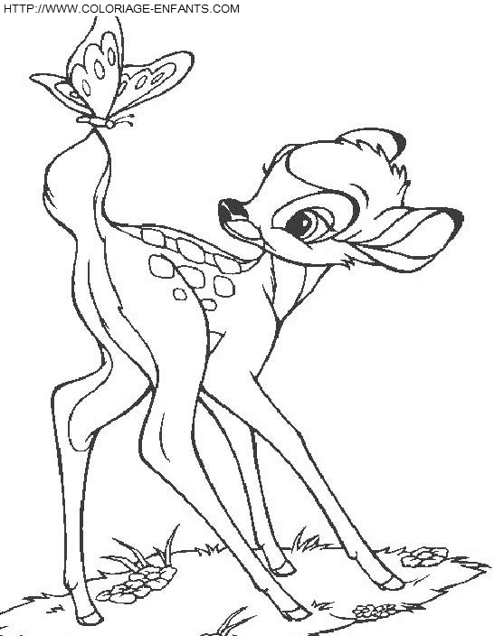 dibujo Bambi