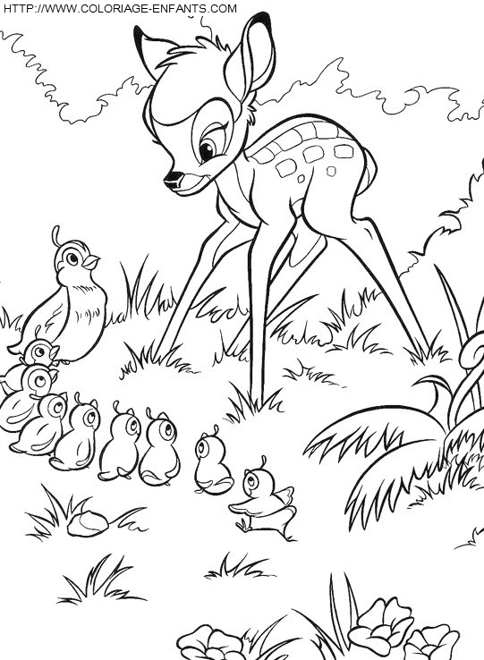 dibujo Bambi