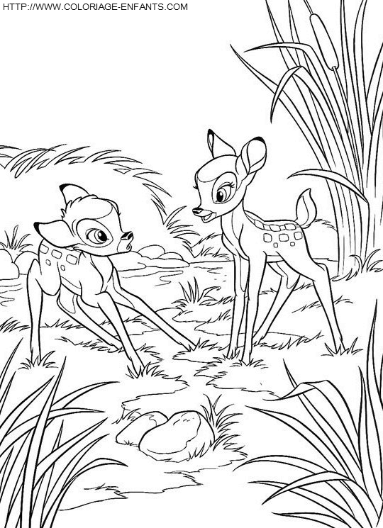 dibujo Bambi