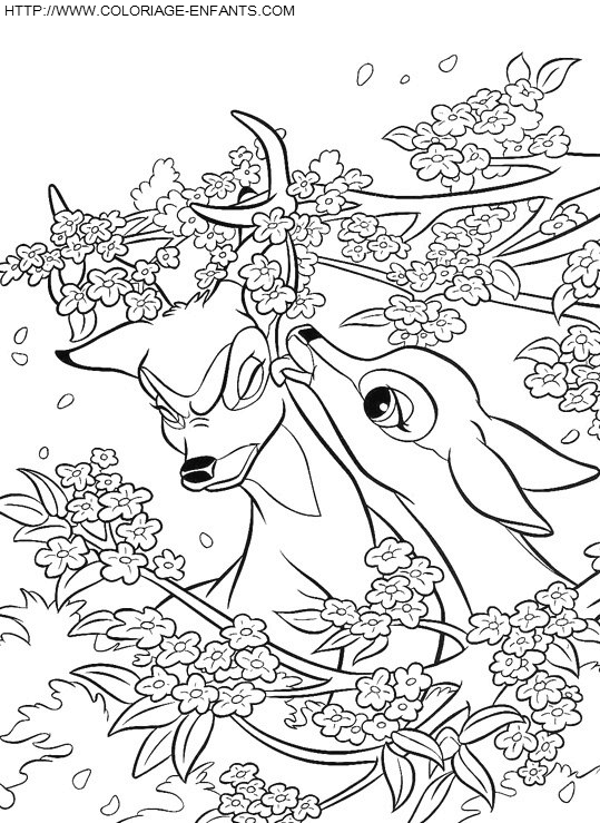 dibujo Bambi