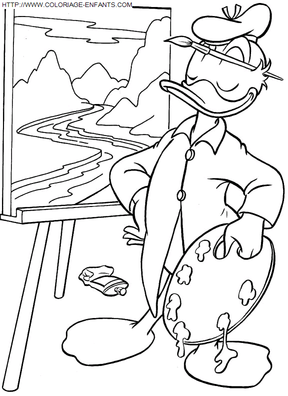 dibujo Pato Donald