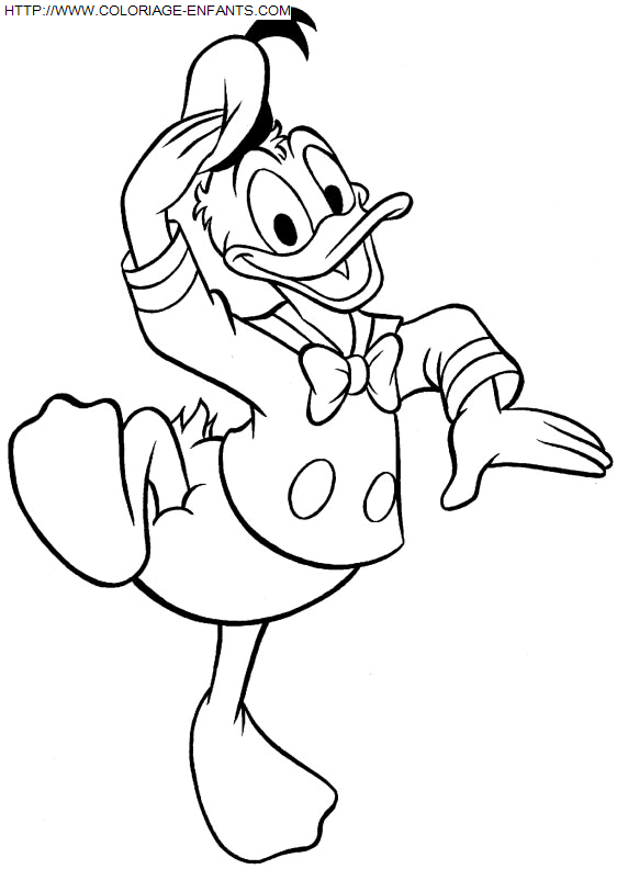dibujo Pato Donald