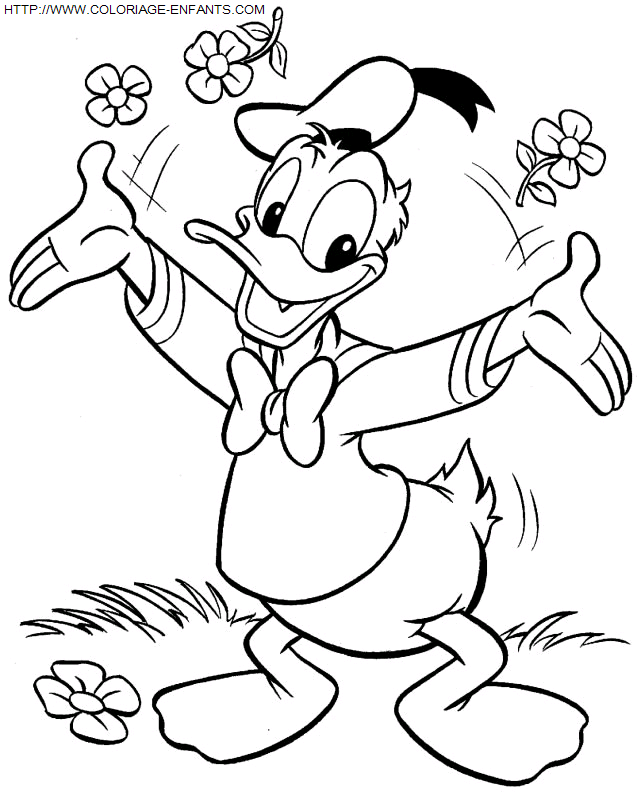dibujo Pato Donald