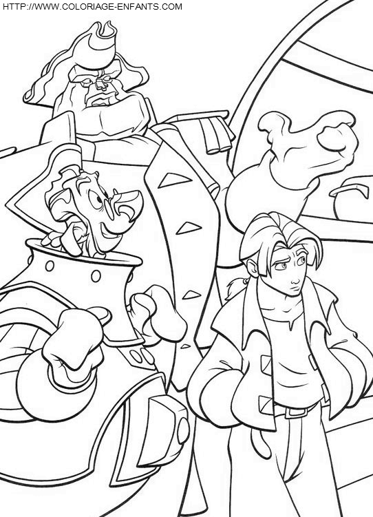 dibujo El planeta del tesoro