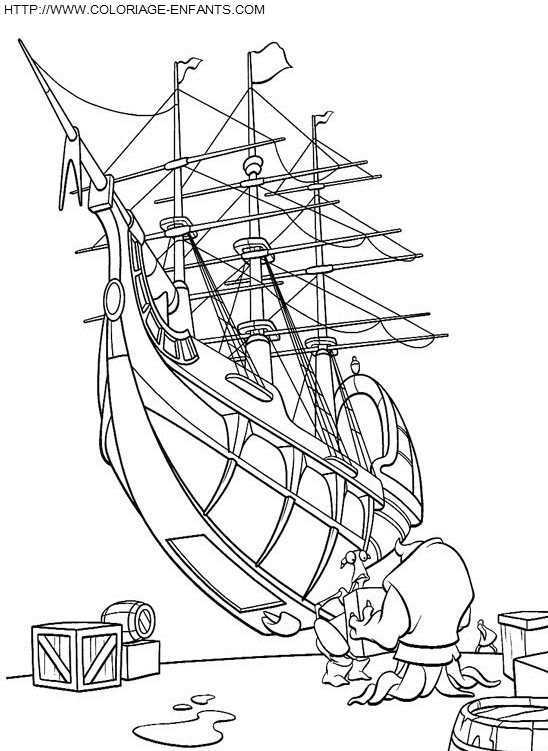 dibujo El planeta del tesoro