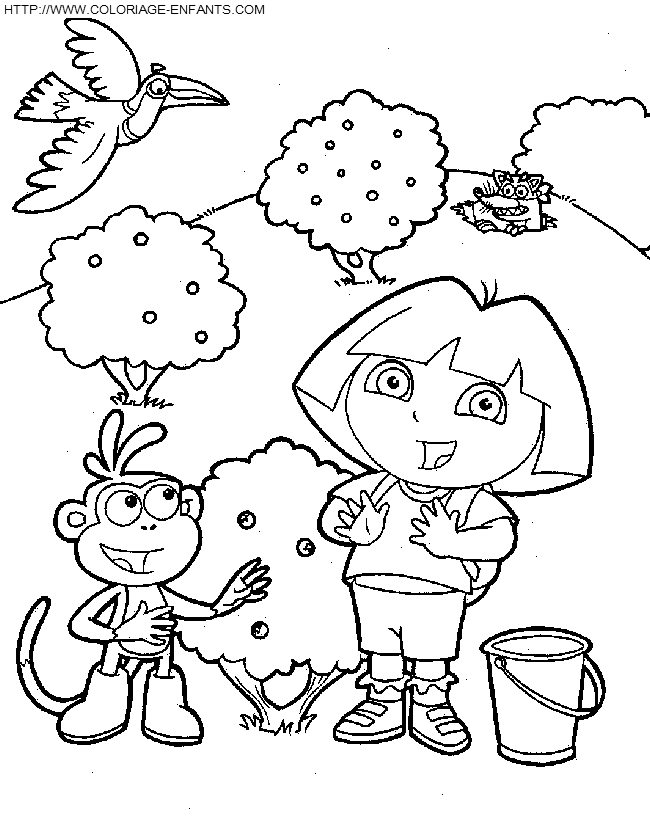 dibujo Dora la explodora
