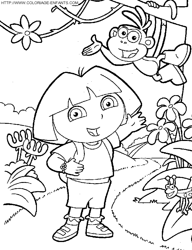 dibujo Dora la explodora