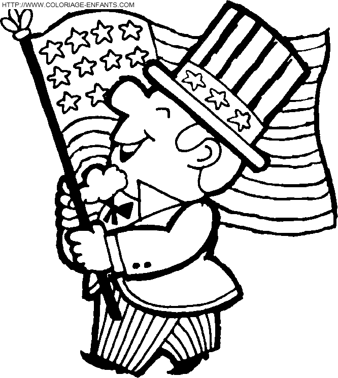 dibujo Estados Unidos