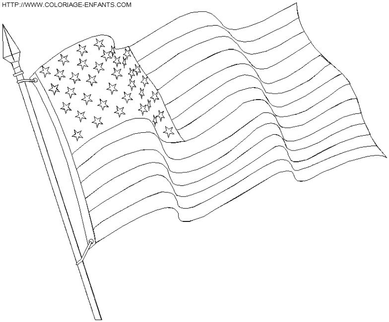 dibujo Estados Unidos