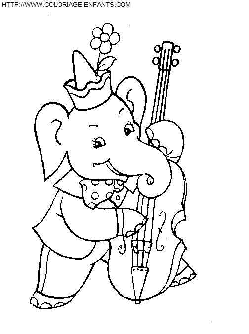 dibujo Elefantes