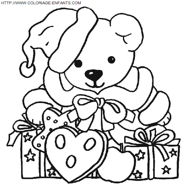 dibujo Navidad Animales