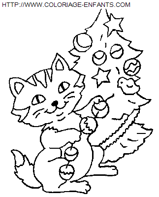 dibujo Navidad Animales