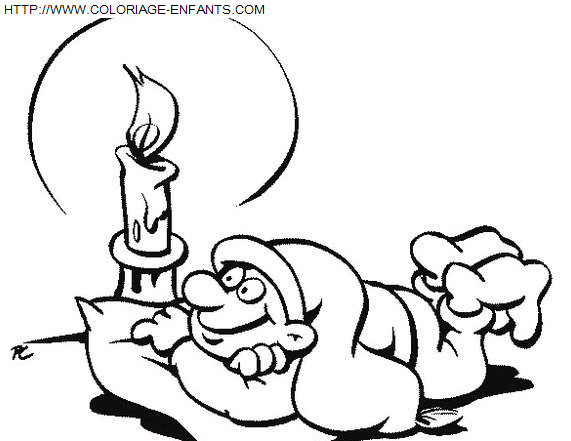 dibujo Navidad Velas