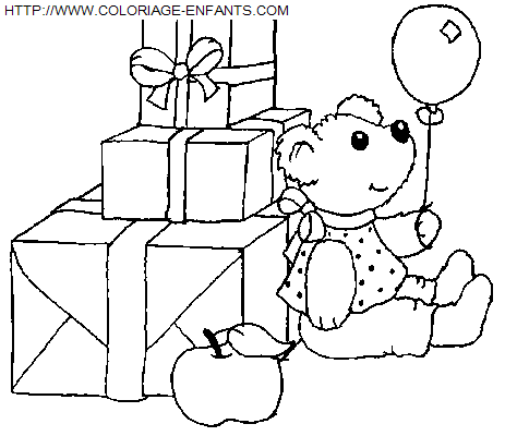 dibujo Navidad Regalos