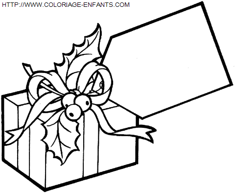 dibujo Navidad Regalos