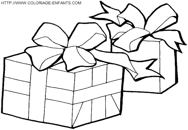 dibujo Navidad Regalos