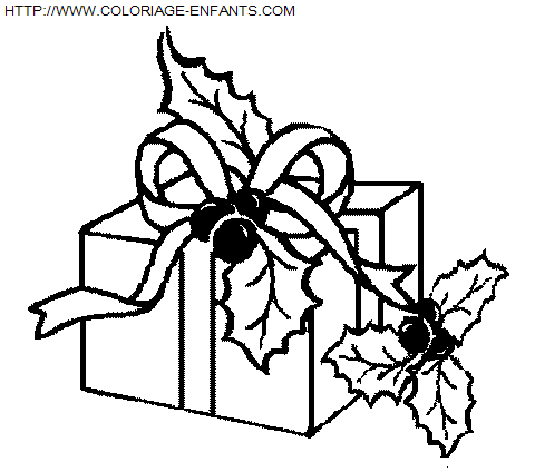 dibujo Navidad Regalos