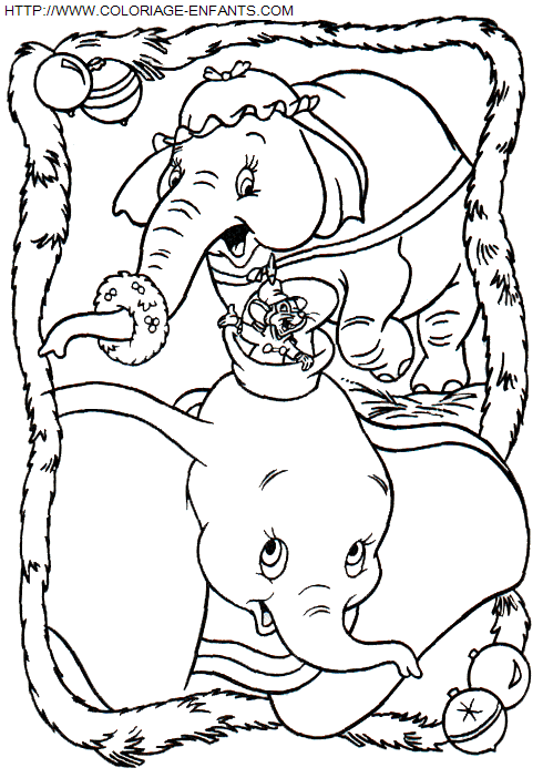 dibujo Navidad Disney
