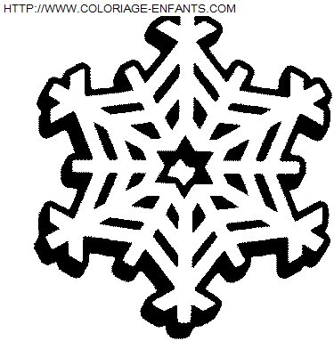 dibujo Navidad Copos de Nieve