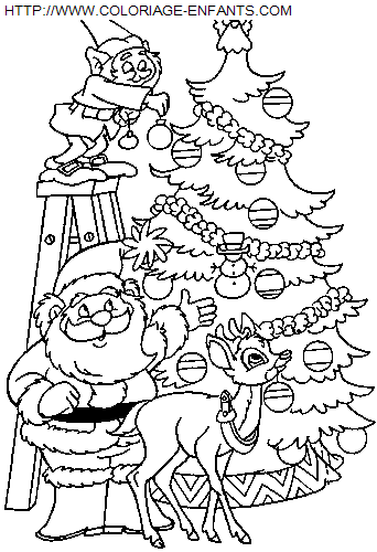 dibujo Navidad Lutins