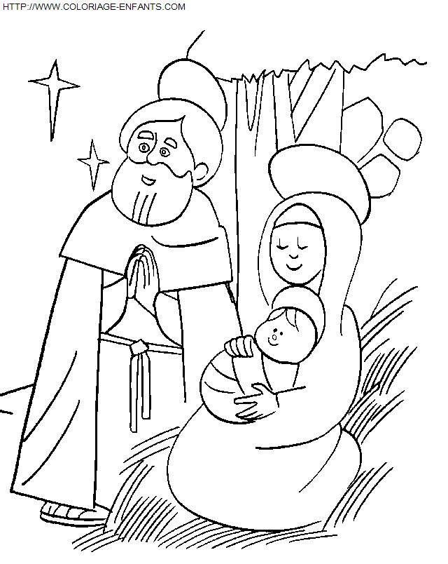 dibujo Navidad Nino Jesus