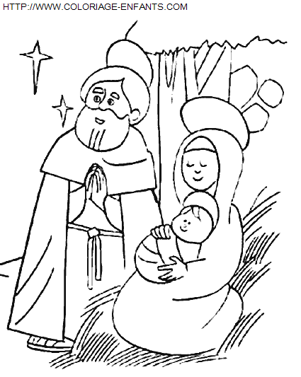 dibujo Navidad Nino Jesus