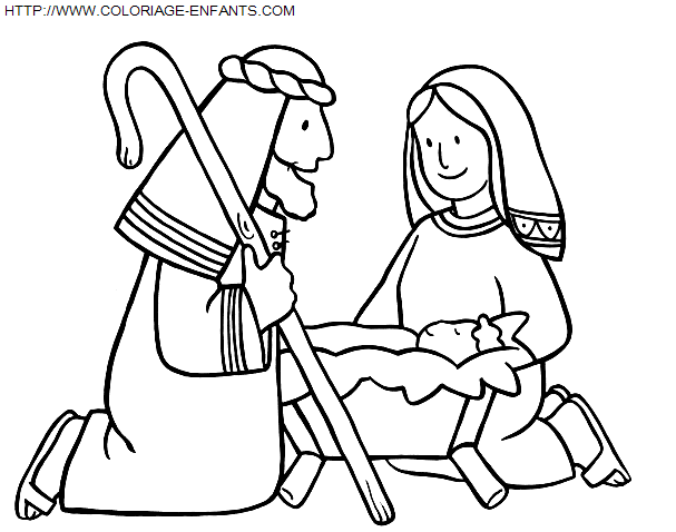 dibujo Navidad Nino Jesus