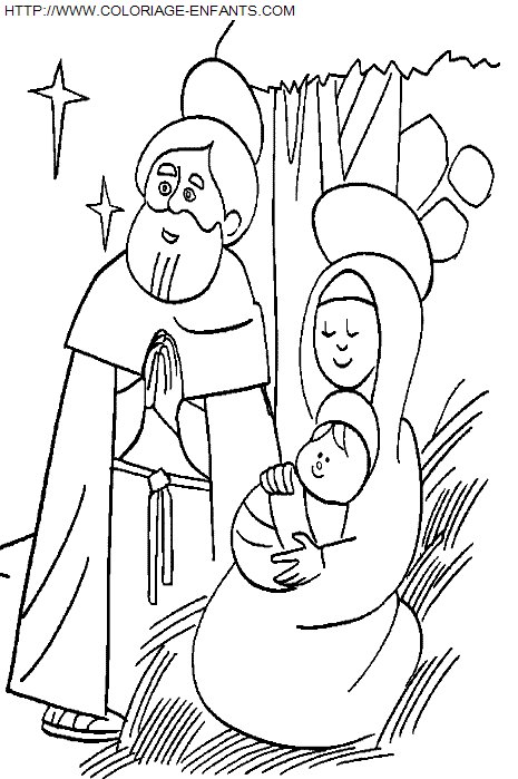 dibujo Navidad Nino Jesus