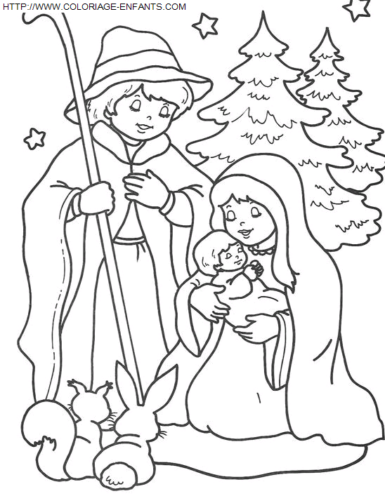 dibujo Navidad Nino Jesus