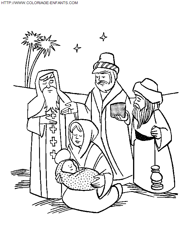 dibujo Navidad Nino Jesus