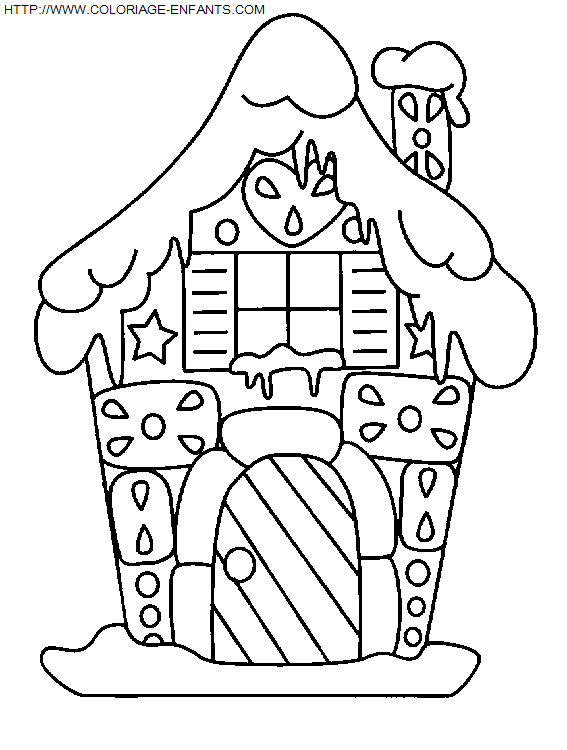 dibujo Navidad Paisajes