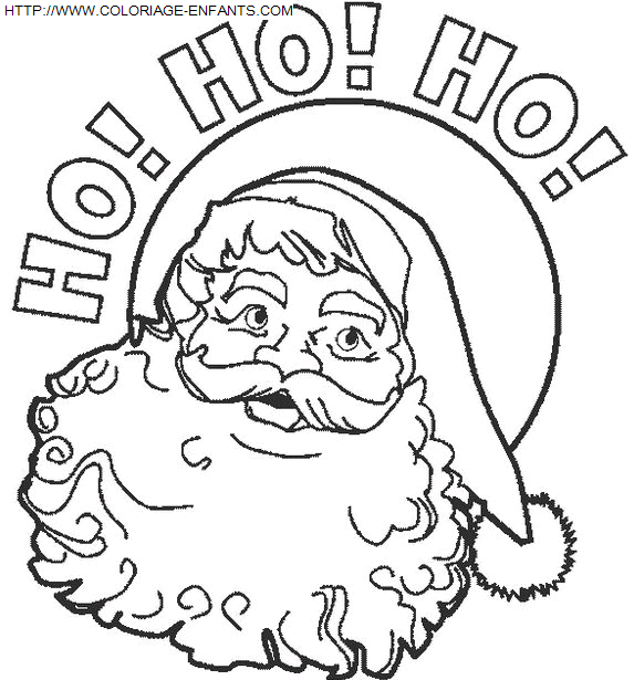 dibujo Navidad Papa Noel Retratos