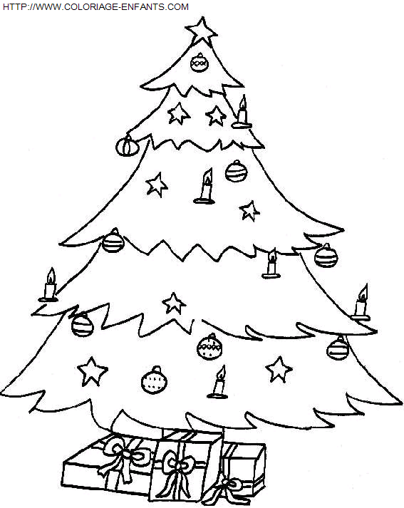 dibujo Navidad Arbol de Navidad