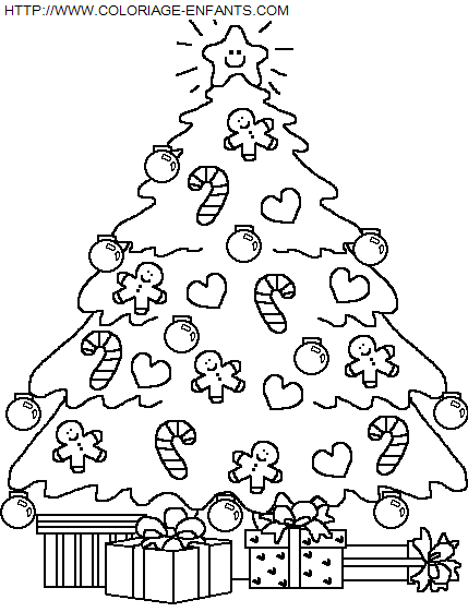 dibujo Navidad Arbol de Navidad