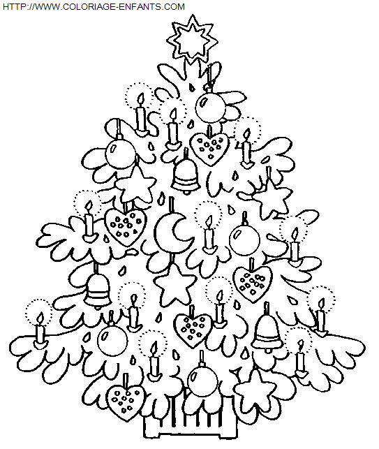 dibujo Navidad Arbol de Navidad