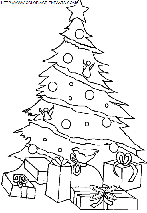 dibujo Navidad Arbol de Navidad