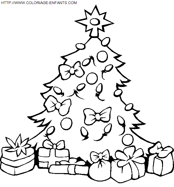 dibujo Navidad Arbol de Navidad