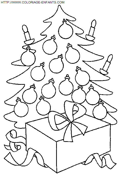 dibujo Navidad Arbol de Navidad