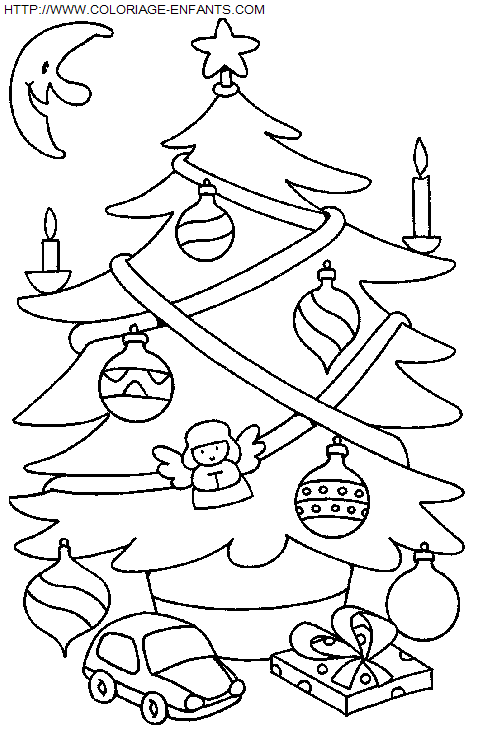 dibujo Navidad Arbol de Navidad