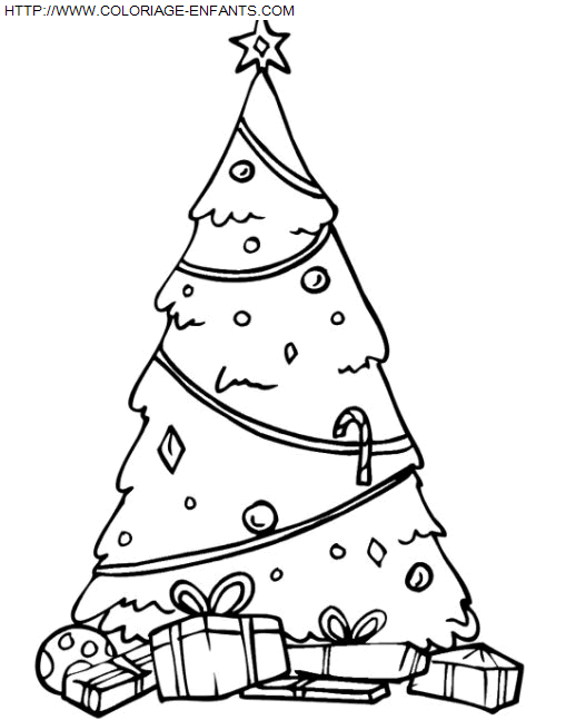 dibujo Navidad Arbol de Navidad