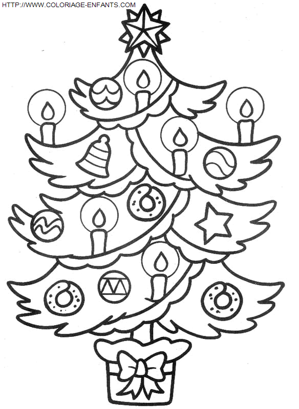 dibujo Navidad Arbol de Navidad