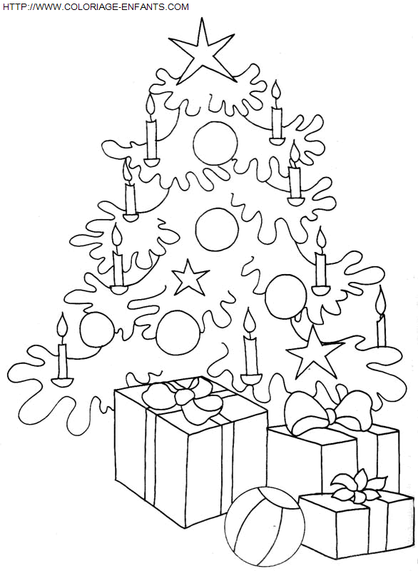 dibujo Navidad Arbol de Navidad