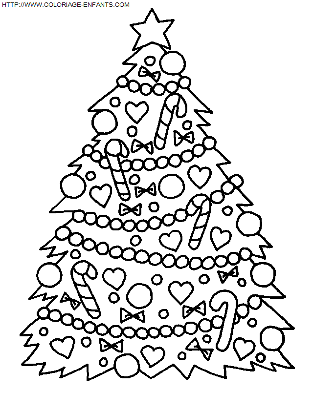 dibujo Navidad Arbol de Navidad