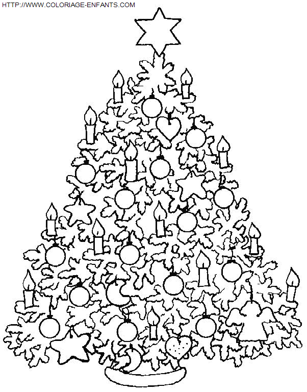 dibujo Navidad Arbol de Navidad